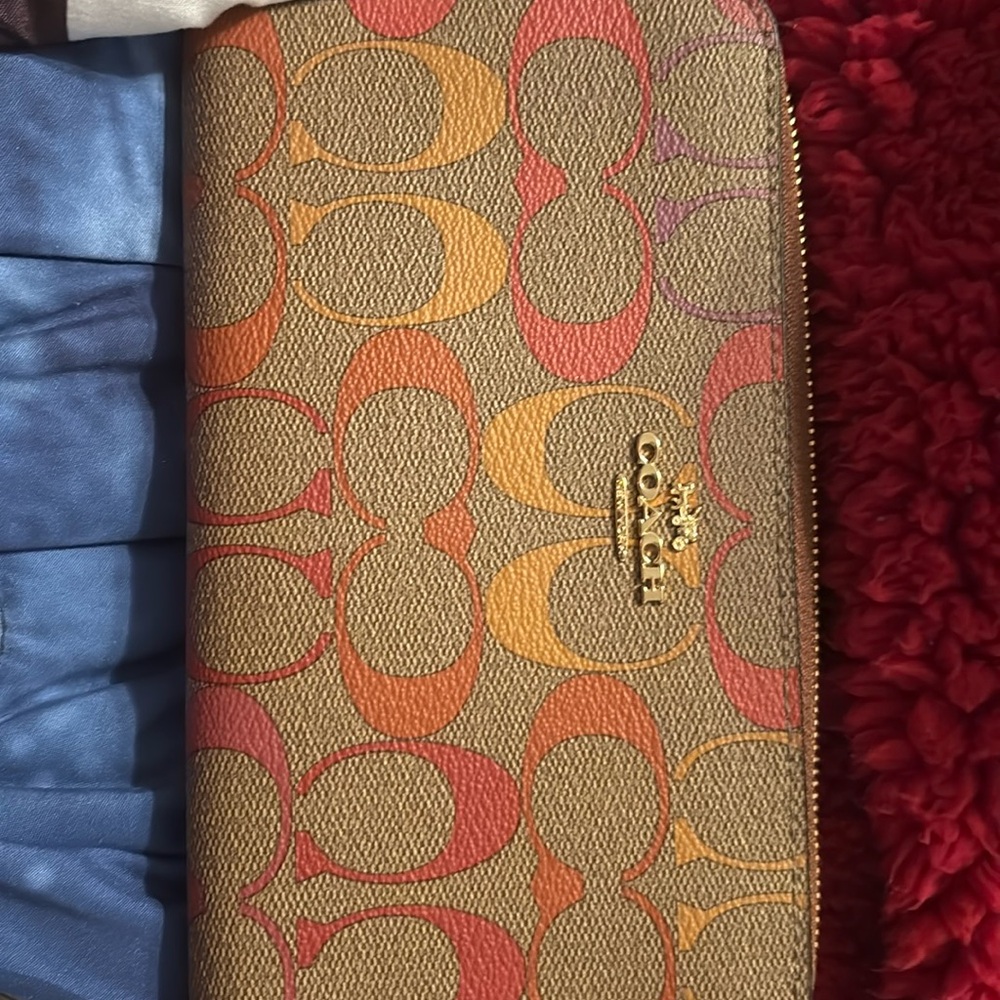 Coach pride wallet with phone case